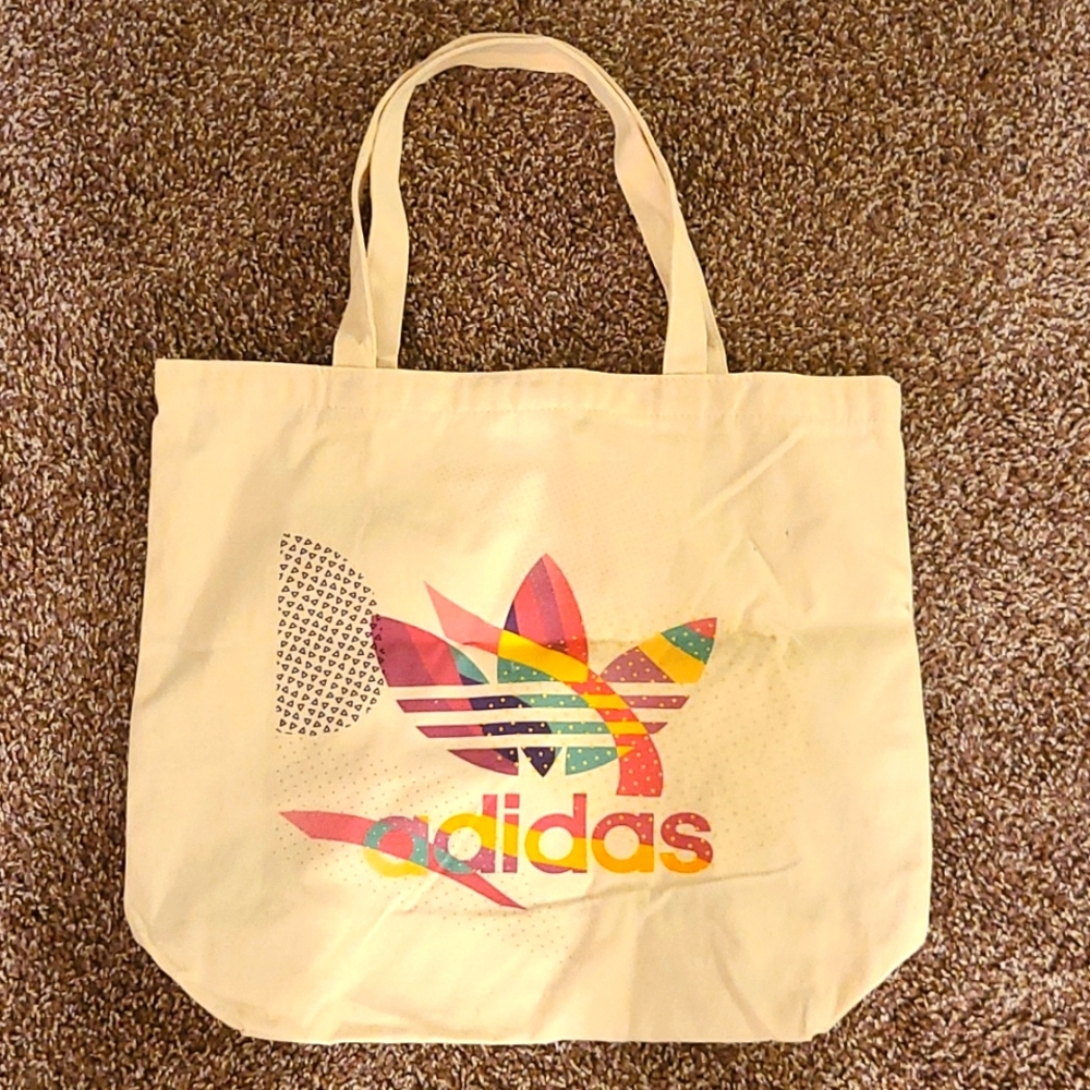NWT Adidas Organic Cotton Canvas Tote Bag